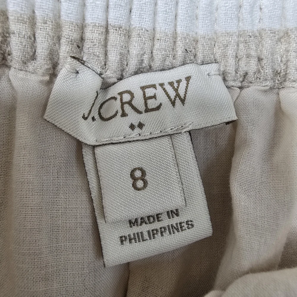 J. Crew Linen and Cotton Mini Skirt
